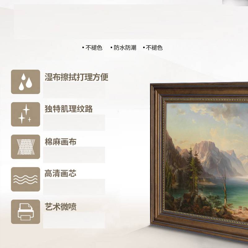 复古电表箱装饰画美式配电箱电闸盒开关遮挡挂画餐厅欧式免打孔画图片