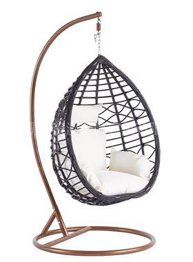 吊椅千VMX阳台摇篮椅网红鸟秋巢懒人摇椅篮黑吊篮纯色粗藤吊篮秋