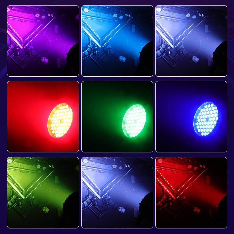 4防水帕灯舞台灯LED全彩染色颗七JW-54颗彩三合光一户外5演出景区