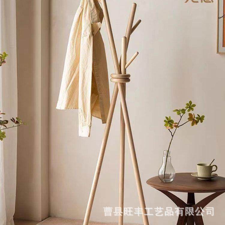 实木挂厚衣架落地粗用立式加1212加衣帽架卧室家简约榉木挂包衣服,收纳整理,塑料衣架,淘宝优惠券,粉丝福利购,淘宝优惠卷