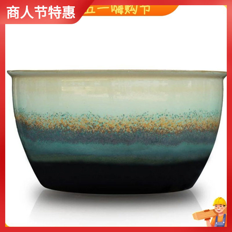 日式陶瓷温泉汗蒸馆泡澡缸