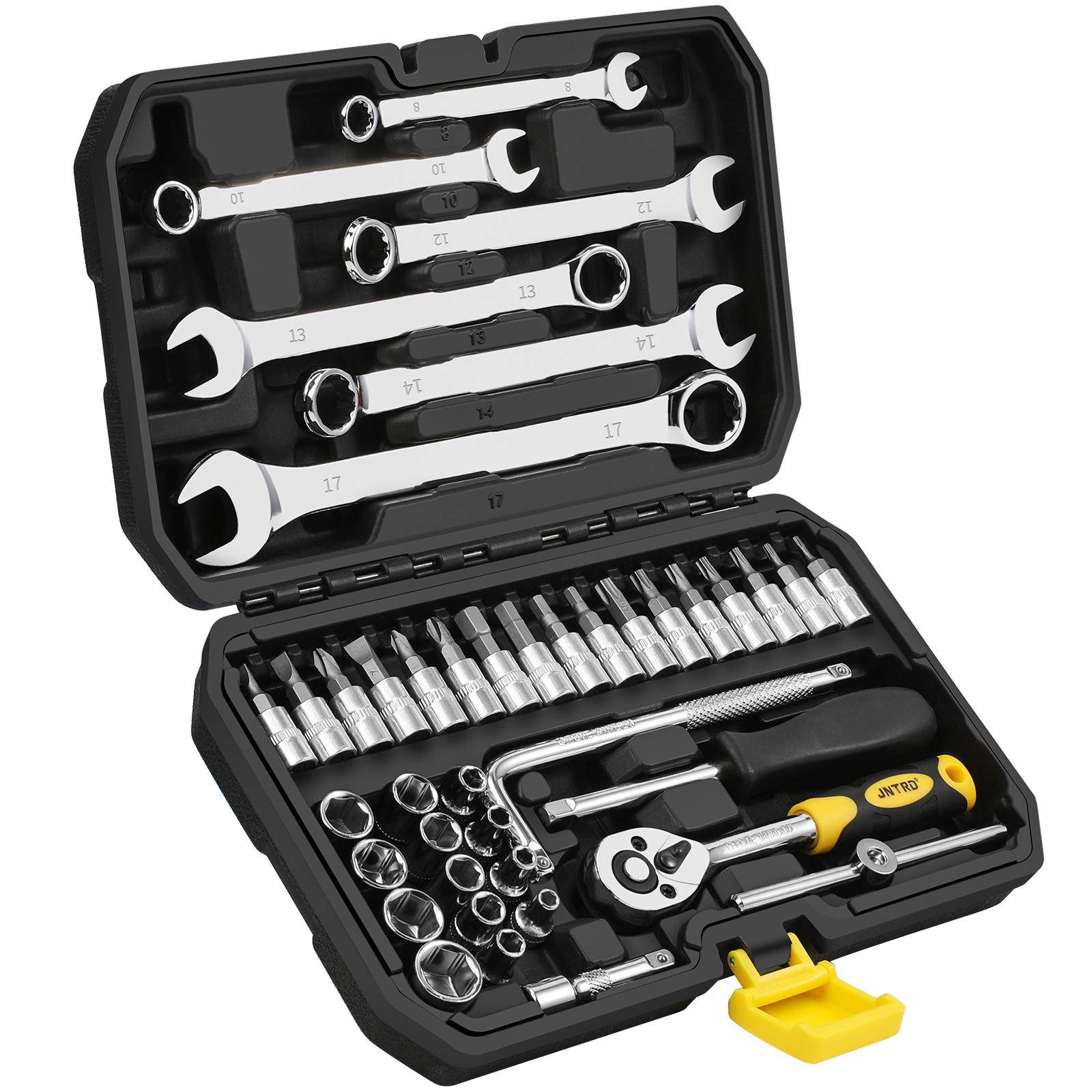 金工42小899飞汽修工具套装梅开扳手批头套筒五多功能件具箱