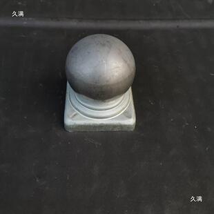 艺方管封口盖铁艺柱头方冲压装饰盖护栏球配头盖帽铁UJM堵头护栏