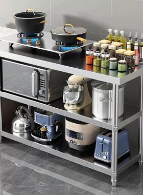 加厚锈钢工厨作台房酒店切菜打桌NYK饭店操作台商用不打荷包台操