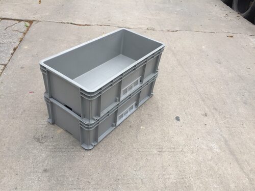 DP塑料周转箱 灰色周转箱