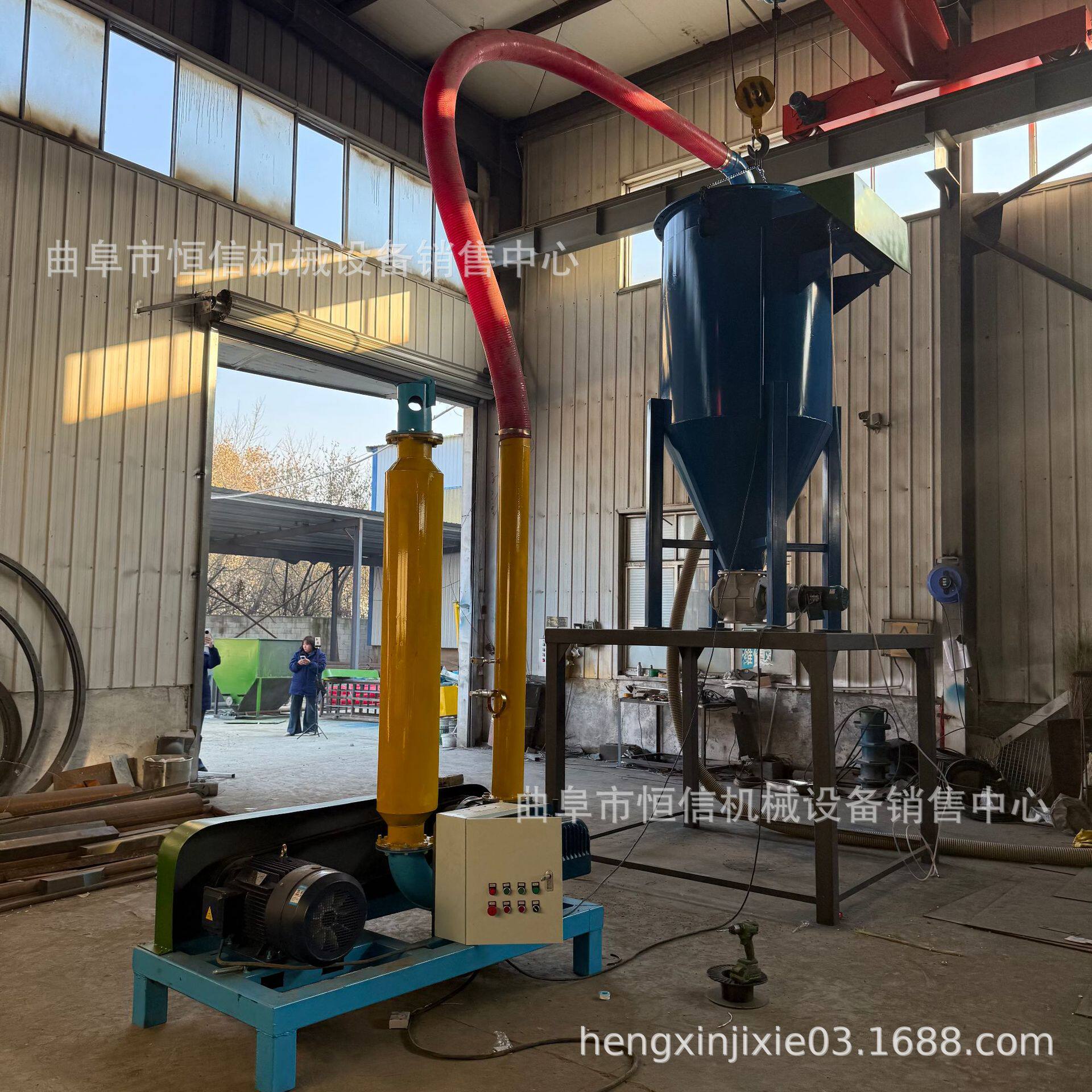 喷砂房铁沙钢砂吨包气力吸沙机zcjb 石灰石粉脉冲除尘气力吸灰机