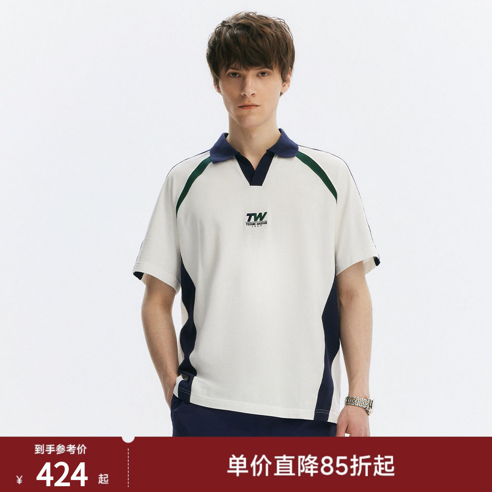 【POLO合集】TeenieWeenie小熊男装条纹时尚短袖t恤POLO衫男