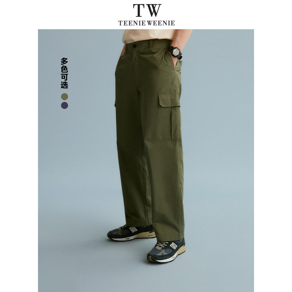 TeenieWeenie小熊男装简约休闲裤男2024夏季新款