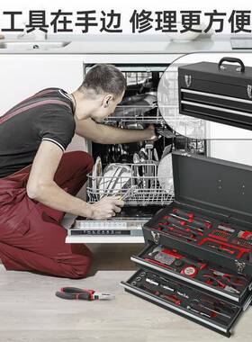 三层家庭装修手动具铁箱具166家用五金65661工件电工钻电动箱充电