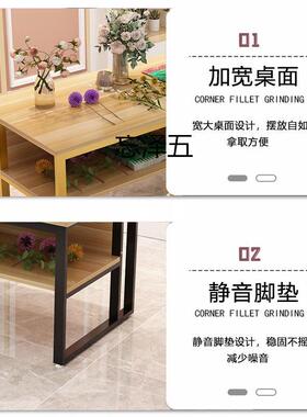 CY双层桌花艺子工作台BD101011花架台花包花台花店操作鲜花展示台