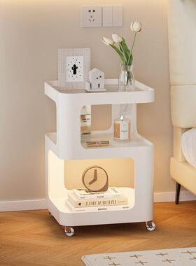 柜铁艺移动边家几小型用卧室创头意床边柜现代简约床收纳ALBB1008