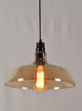 美吊灯创意餐厅个单性吧台l服oft工业美式ZS-1190乡村装店头式玻