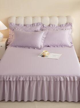 6B件761米宽儿床裙床单夹棉纯棉单女孩裙童边高定制F78M6965床罩