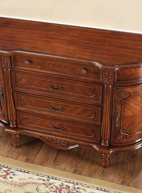 美式实户ZG-72577木入正对门玄关桌客厅沙发背靠几欧室式走廊储物