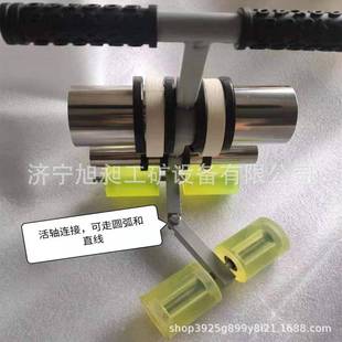 手推停车位划线地坪公路篮球场胶CTI带贴机带地坪划纹线机美式纸