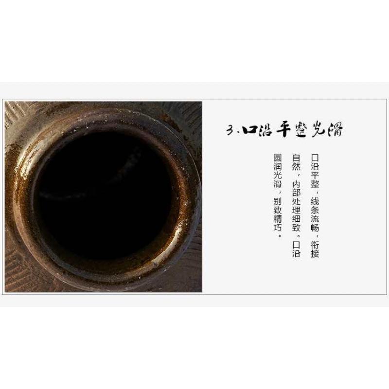 黄釉waz8FE7h土陶酒坛子黄酒陶瓷老酒式酒坛缸自坛酿