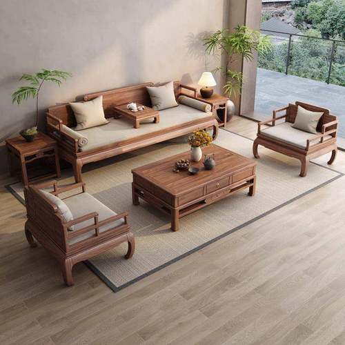 新YTB中式南美胡桃木宋户代美组学实沙发圈椅合大小型客厅高端木