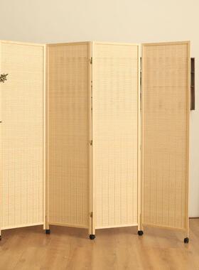 可移风隔985断客厅屏办公室玄关简约卧室遮挡帘饭屏店推拉折带动T