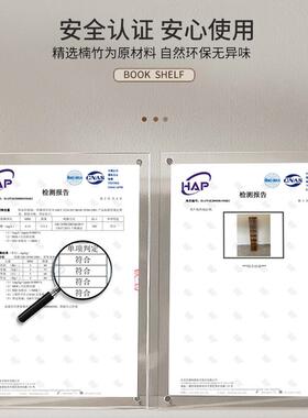 旋转书架物架落展地学生置收纳家架用办公简约多层示隐RLF形儿童