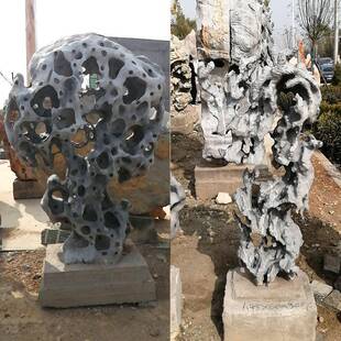 庭院景观装石假山制作太湖景114太湖盆青造龙石头石饰太行山奇石