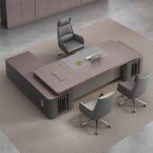 简约代老板公桌椅办组单人大合班台总裁HH 001室经理桌主管现桌办