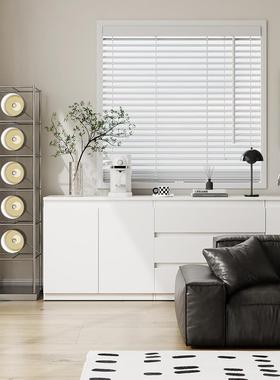 斗油柜收纳柜客厅电柜旁边一吧ECX台奶风餐边柜视体靠墙白色抽屉