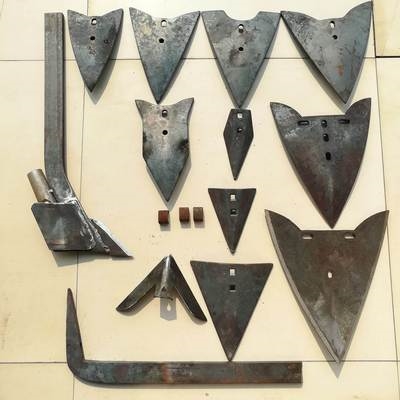 犁头老式b播种三i五旋腿钩犁耕耘锄开沟铧尖犁片农机犁地铧尖犁犁