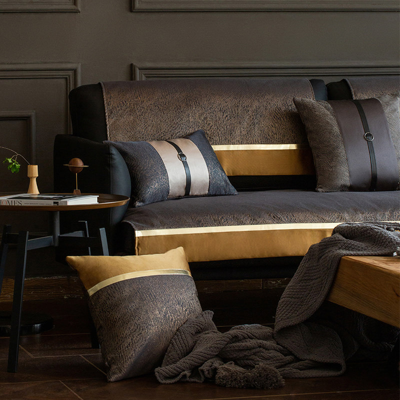 沙发垫轻奢风简约现代高端四季通用高档时尚防滑美式坐垫套罩垫子