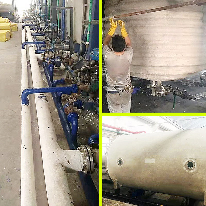 耐高温专业管道保温材料隔音棉套纳米陶瓷新无机复合稀Z土隔热涂