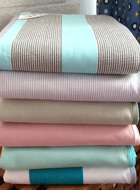 辛妈家加厚老粗布凉席三件套简约窄J包边款1.51.8米床