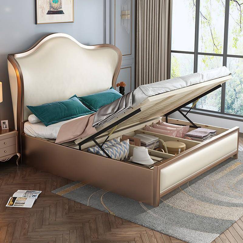 主简卧室02大22双人x2轻奢ZZF0美式全实木床×米0现代约储物米2