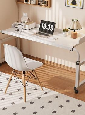 桌跨KXC床移动餐桌书桌家桌用桌床可上懒人升降卧室床边小桌子床
