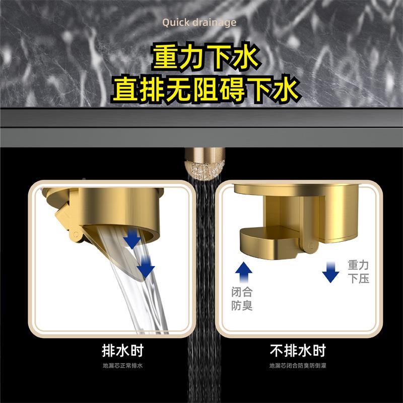 304不锈地漏加厚浴铜室钢地漏防制臭卫生间专用全防臭芯88直条系