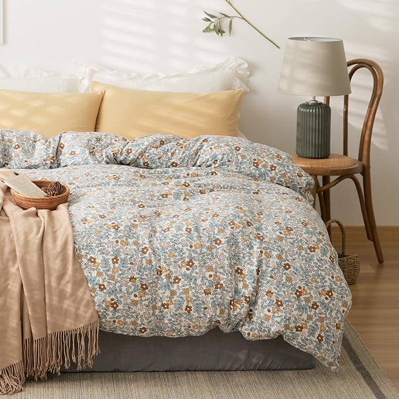 A全棉针棉被套双人纯IXM单棉单件品被罩单人150*类200/200*230c织