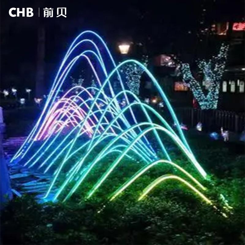 户山水造型灯景区观公园XEM广场外街条区酒店流畅线江山如画七彩