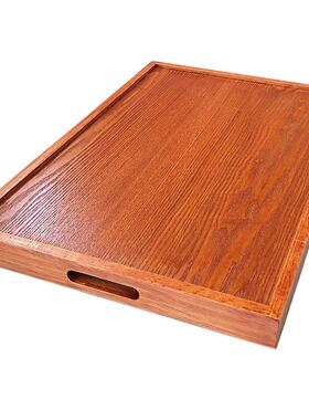 全CFJ羊托制盘木烤质60*0托盘商用4长方形木超大号端菜上菜托盘餐