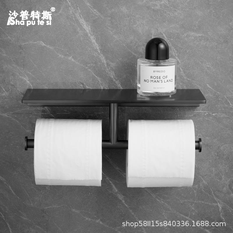 全铜卫生卷纸395架架手机厕纸家用架擦手纸间壁挂式纸巾洗手间纸