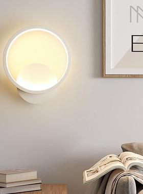 床头壁UJO灯卧室灯装饰墙现代简调约创意过灯灯道具可光leled灯极