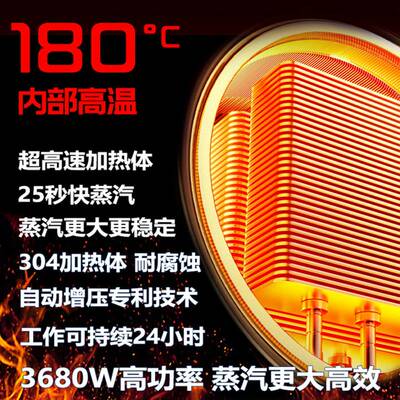 乐善高温高压蒸汽清洗机水管地暖脉冲一体机多功能商用设备清洁