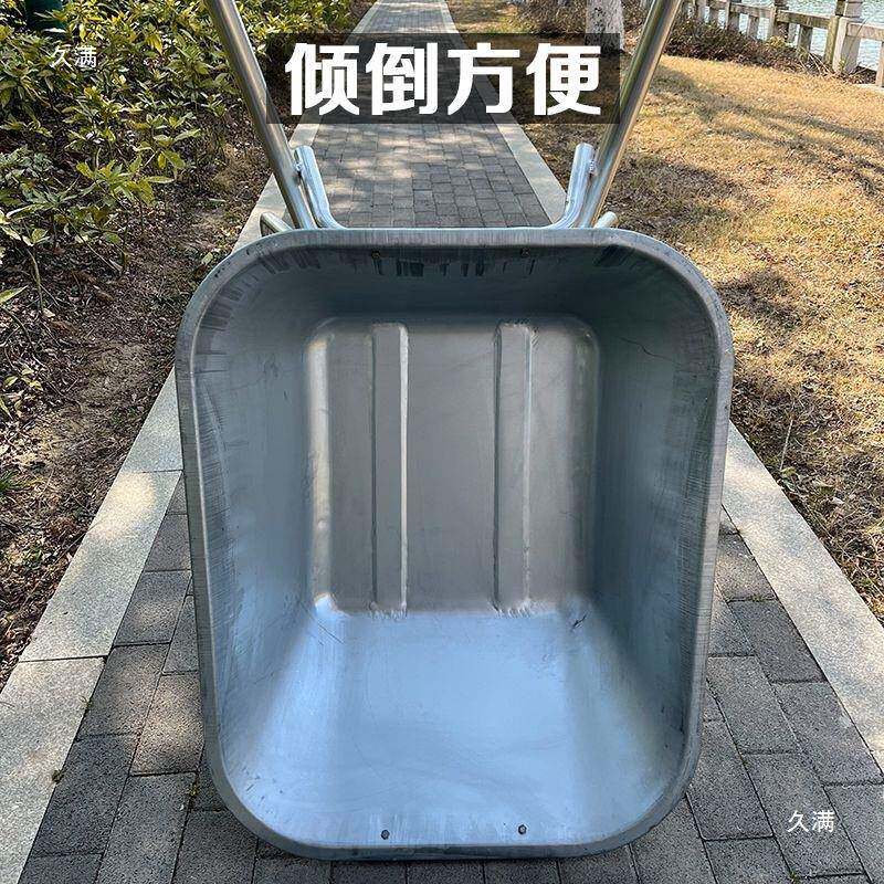 农小用独轮推垃车单轮工货车推949沙泥土花园圾建筑肥料地手推车