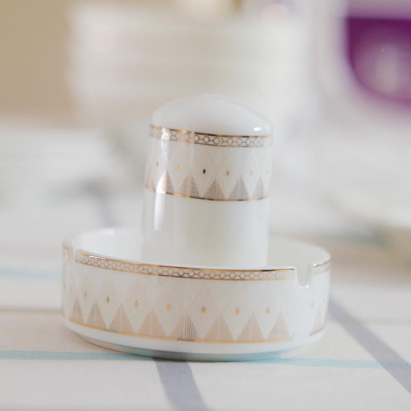 碗骨瓷餐具装0RCB碟家用碗盘套碗具5头