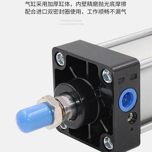 气缸行程可大推力小型气SCJ77632/40/50/63动/10调0/12-5/160/200