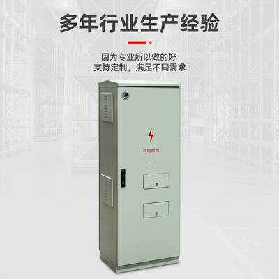 不锈钢三相六表电表箱 304前后装接插件采集集中器式电表箱