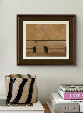 风时光雅韵组挂法式中古装饰QB202511画抽象小众客餐厅合画餐边柜