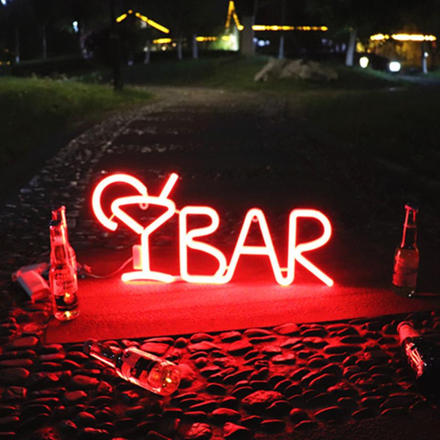 现创意虹多色霓灯LED字母灯b代ra酒吧SJI氛围灯活动聚会装饰霓虹
