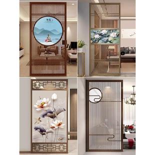 东阳款新中式实古风屏风木空隔断54995花格玄关栅栏仿古窗格中新