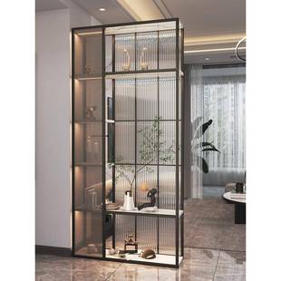 入户玄关柜隔断柜现代置架客门厅新进屏风简物约边柜装饰柜欧QAL