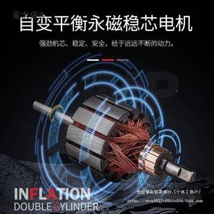 非常爱车双缸充气泵381V双杠车载1V麦充气泵504SUV小轿车打2气太1