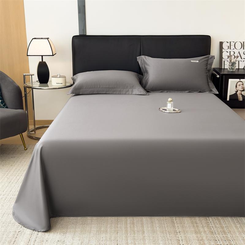 长棉纯棉床笠100全棉5BVE床绒罩单件夏纯色床套季1米防滑床单三件