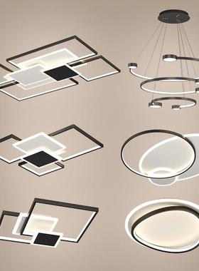 客厅吊灯现简约家用大气led代卧室餐厅灯63152灯202款5年新全屋具